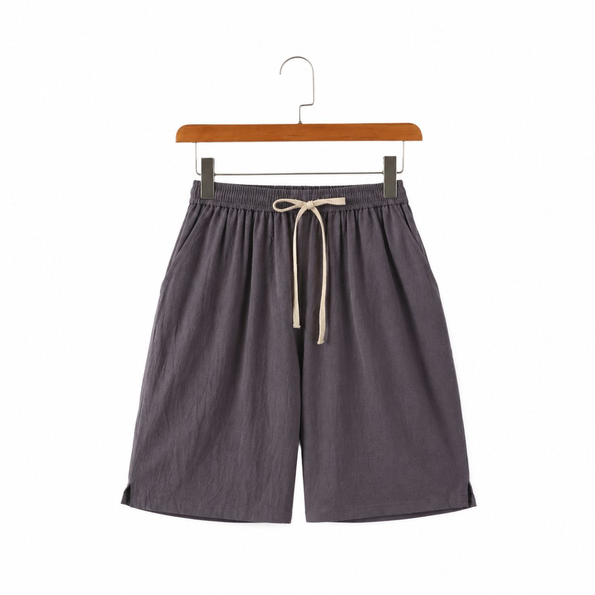 Solvane Linen Drawstring Shorts