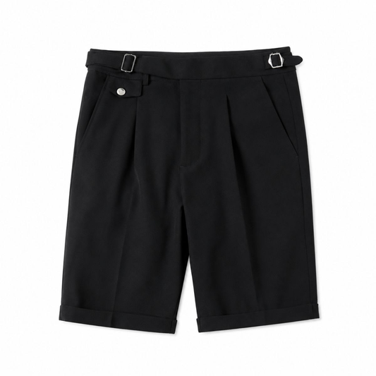 Valdore Elegant Pleated Bermuda Shorts