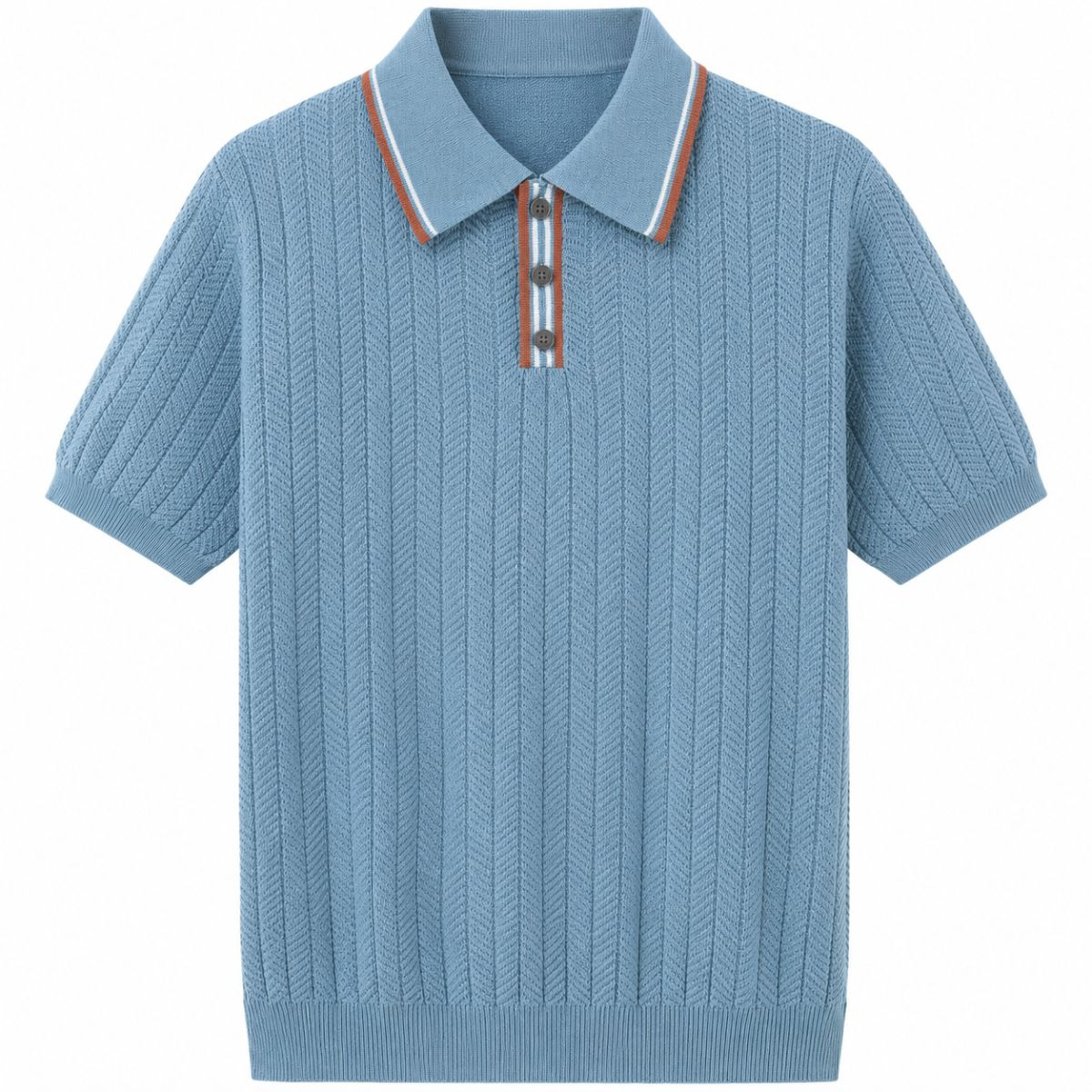 Ashford Ribbed Knit Polo