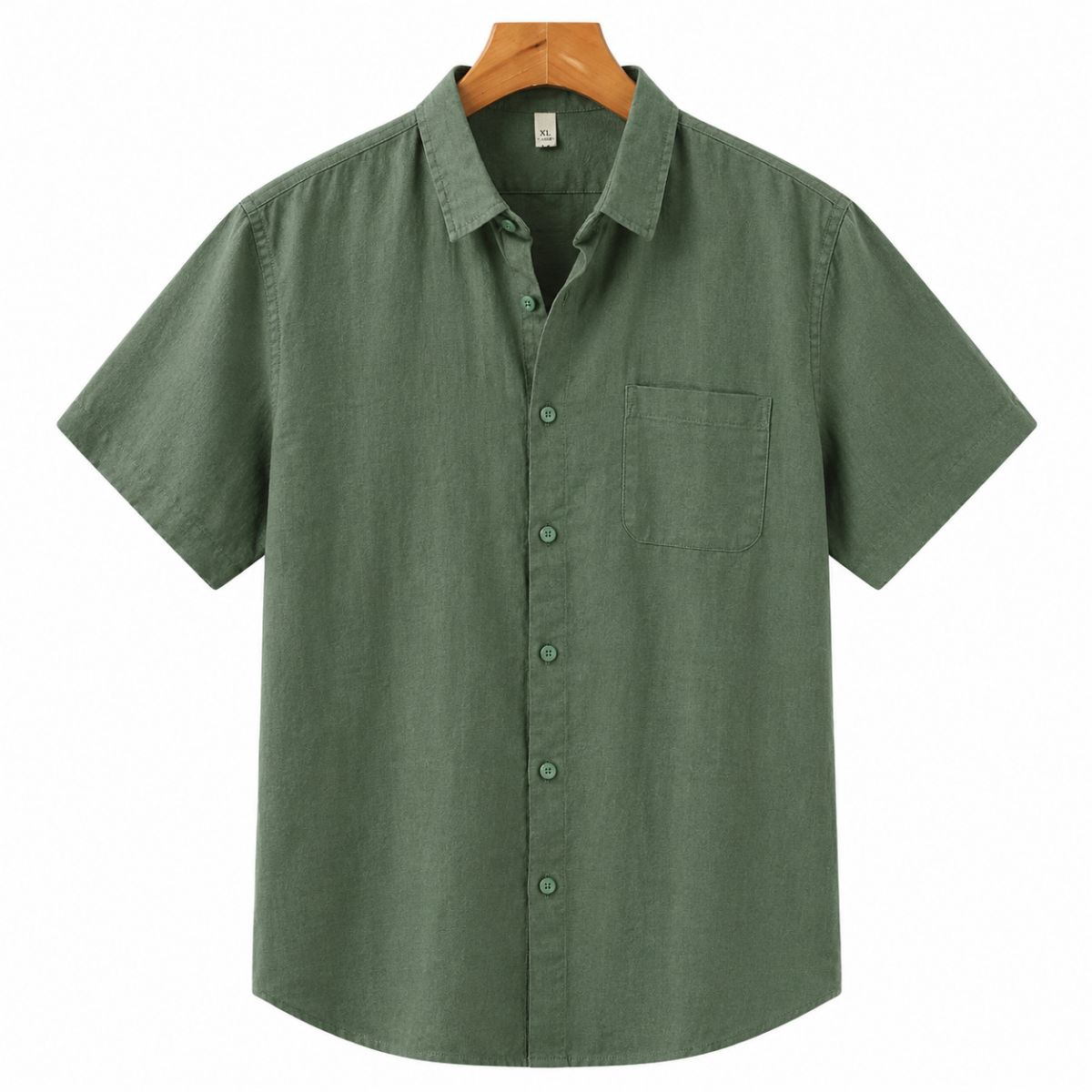 Santorini 100% Linen Short Sleeve Shirt