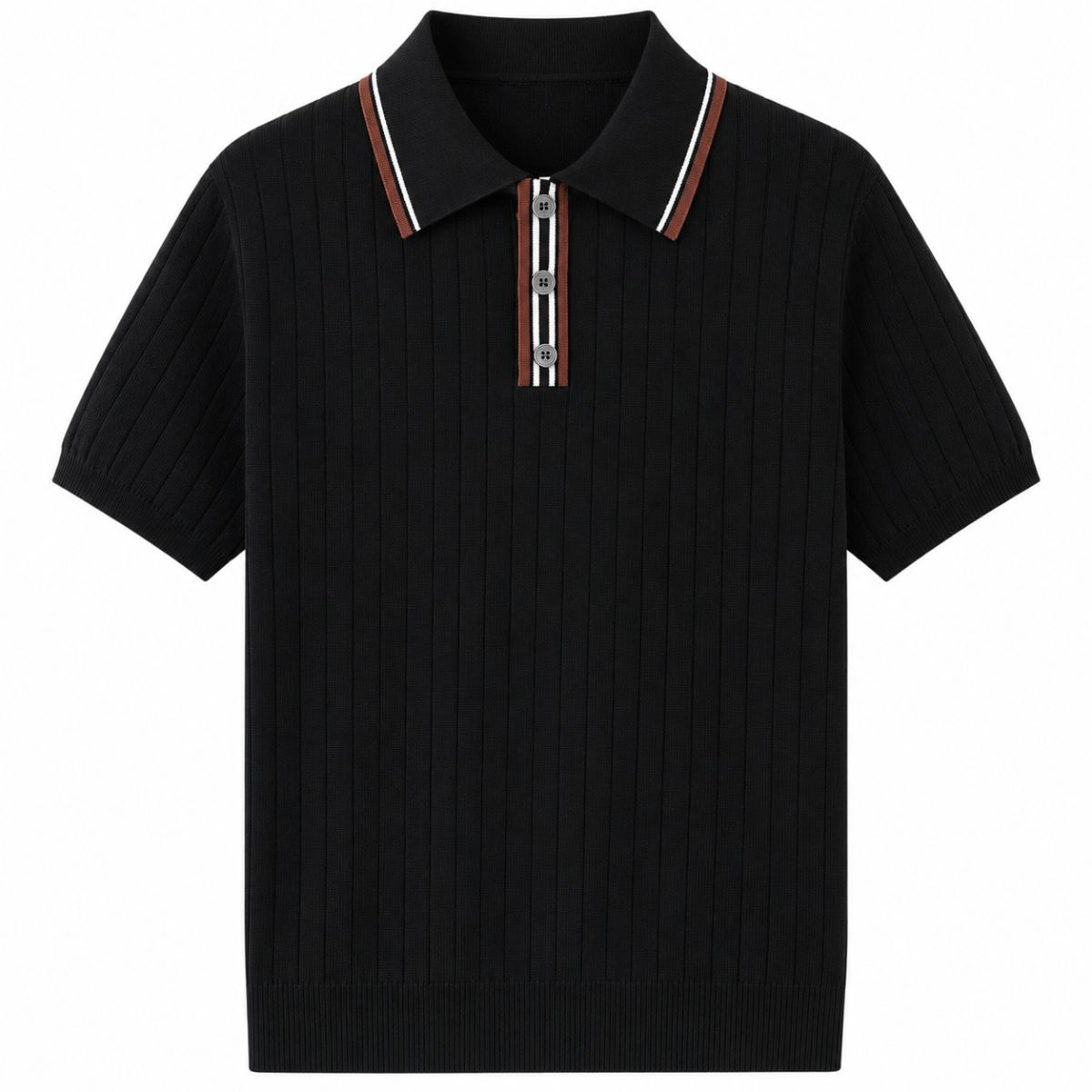 Ashford Ribbed Knit Polo