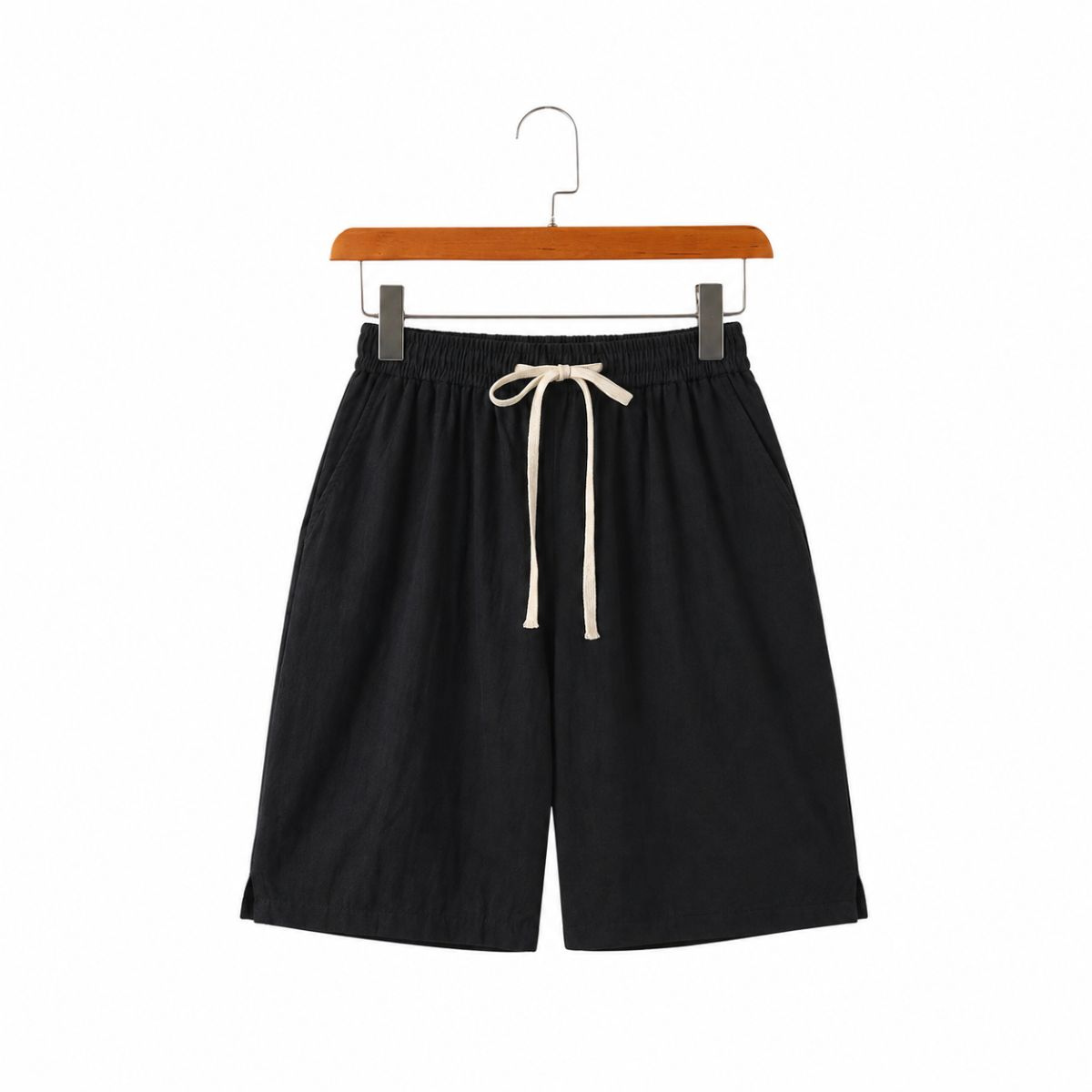 Solvane Linen Drawstring Shorts