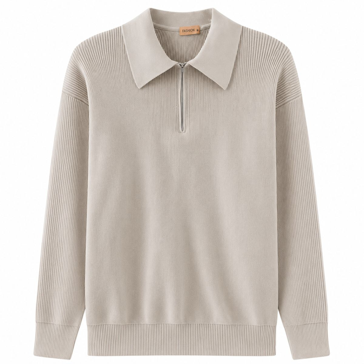 Braemar Cashmere Half-Zip Polo Sweater