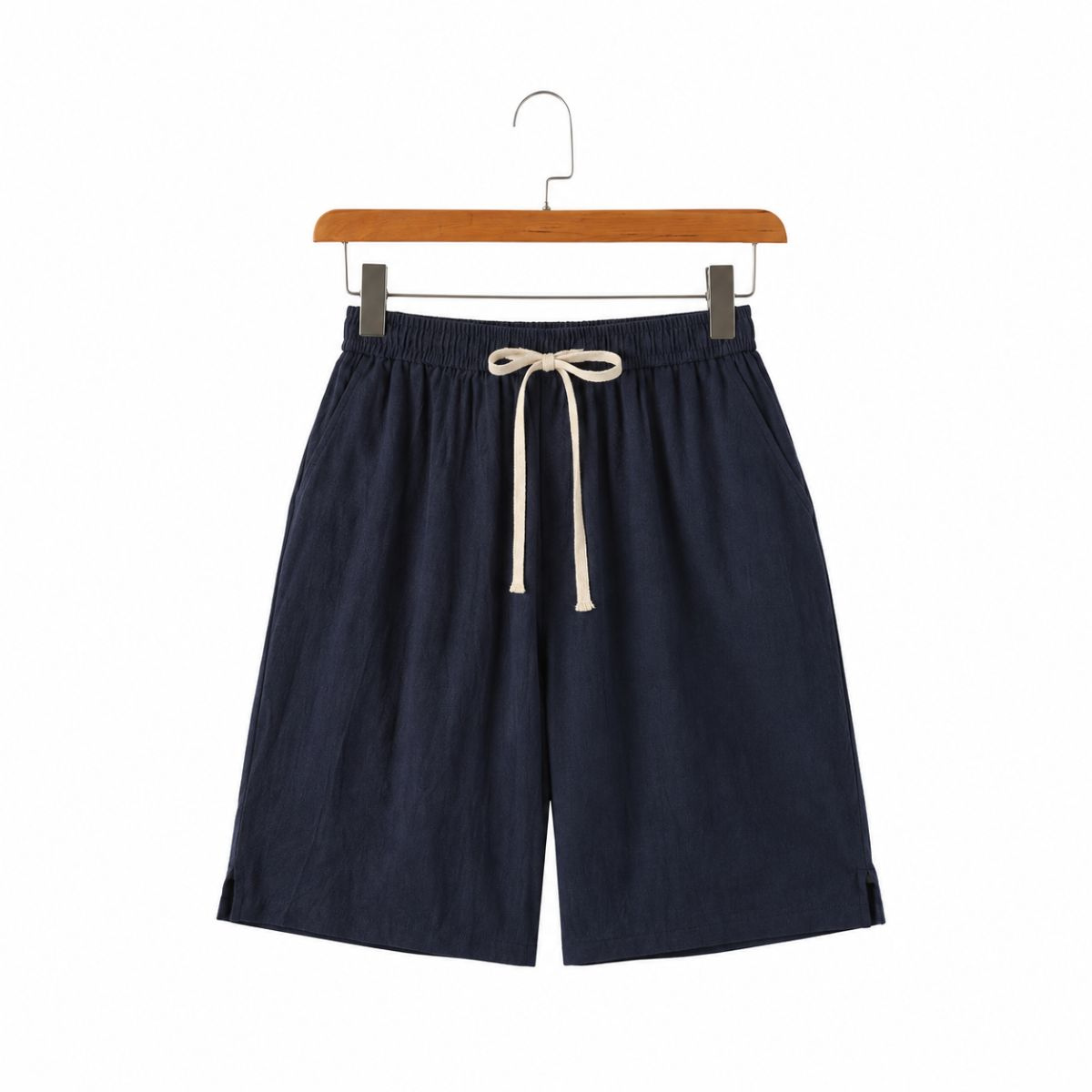 Solvane Linen Drawstring Shorts