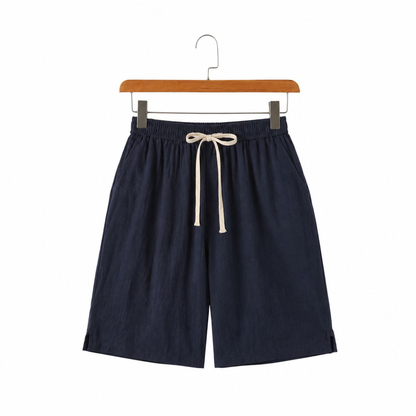 Solvane Linen Drawstring Shorts
