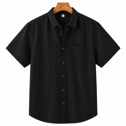 Santorini 100% Linen Short Sleeve Shirt